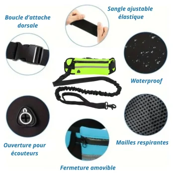 caracteristiques laisse mains libres