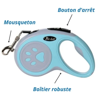 fonction laisse rétractable chien